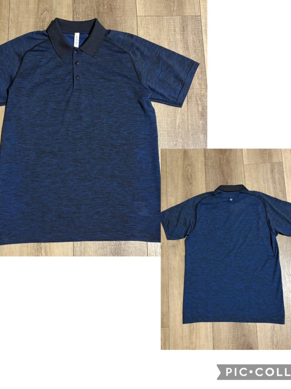 Lululemon Metal Vent Tech Polo Men's Large Blue